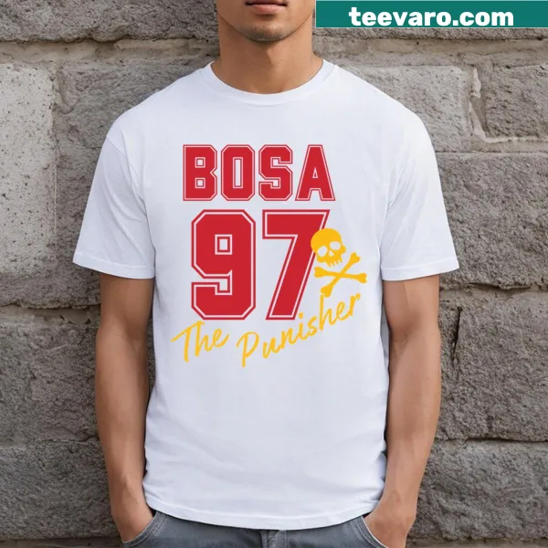 San Francisco Nick Bosa graphic t-shirt for football fans