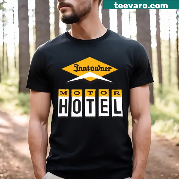 Vintage-style t-shirt featuring Inntowner Motor Hotel graphic