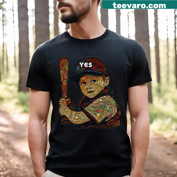 T-shirt with a simple and encouraging message 'Vote Yes'