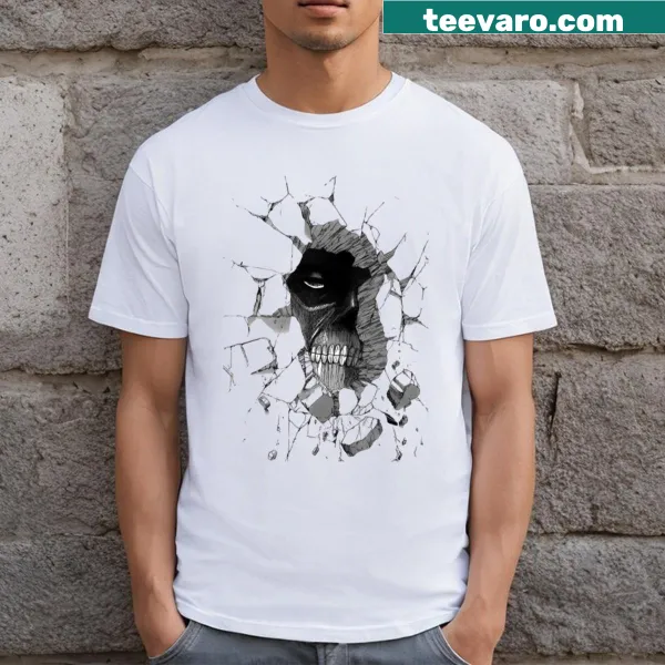 T-shirt featuring 'Attack On Titan' text
