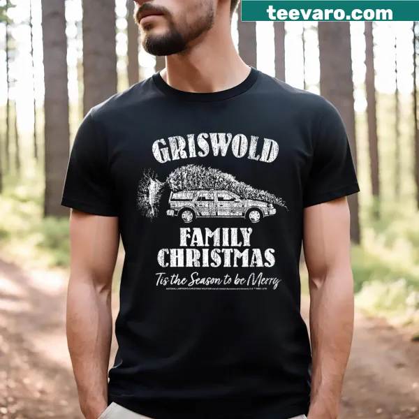 National Lampoon's Christmas Vacation T-shirt with car illustration