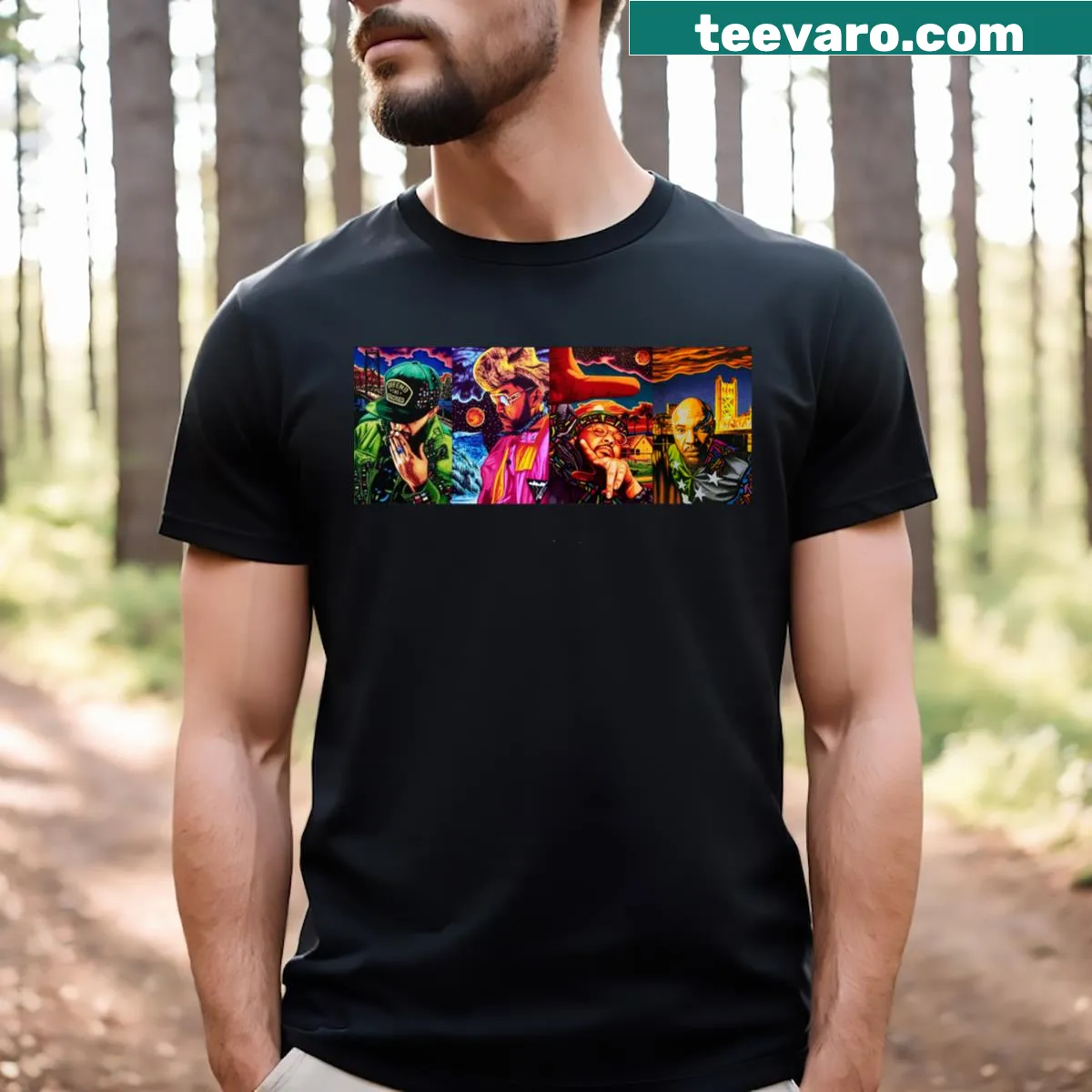 Emblematic design showcasing national pride on a t-shirt — on a men's t-shirt