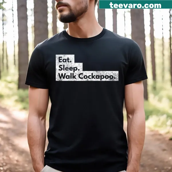 Distressed text Cockapoo t-shirt for dog lovers