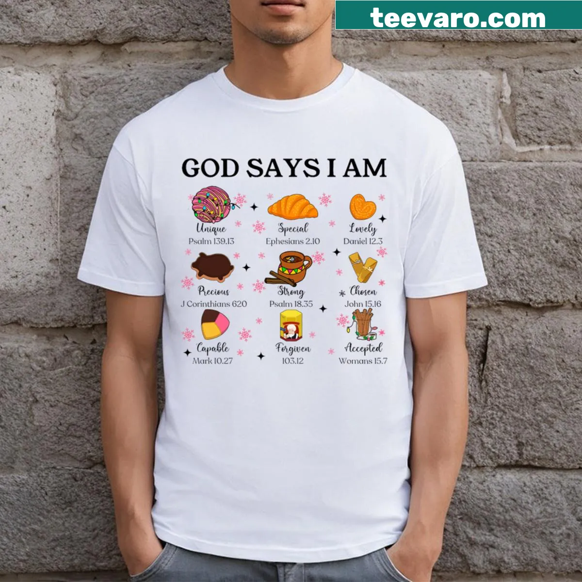 Christmas-themed shirt with a cultural message about family — on a men's t-shirt