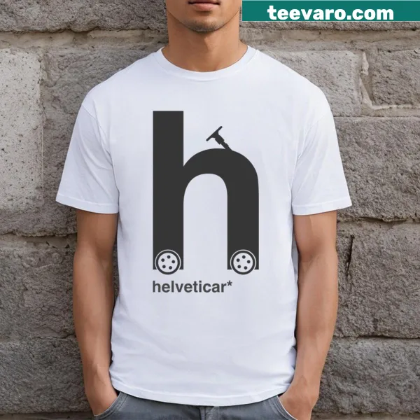 Minimalist typography graphic T-shirt