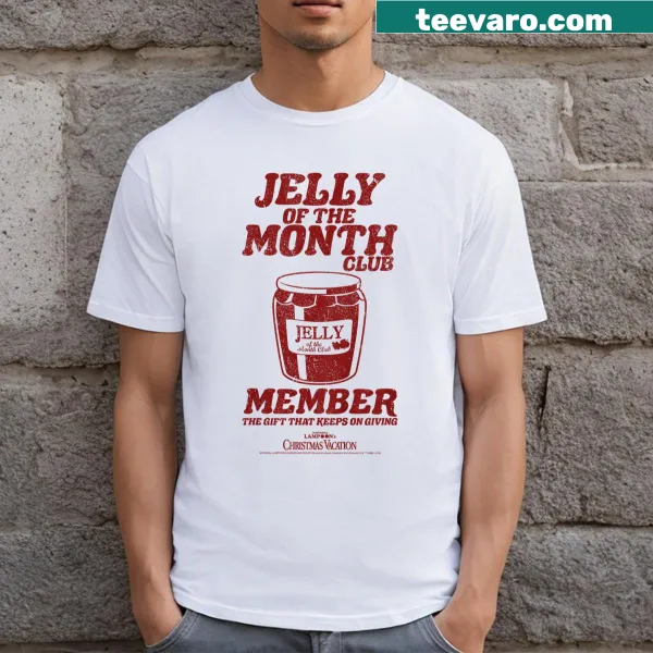 Kids T-shirt featuring Jelly of the Month text from Christmas Vacation