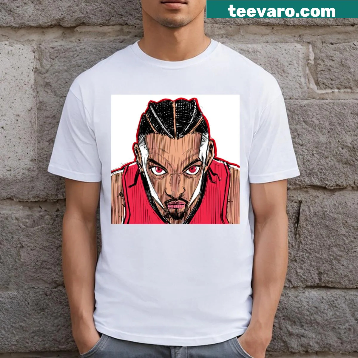 Typography design 'Locked In' t-shirt for dedicated individuals — on a men's t-shirt