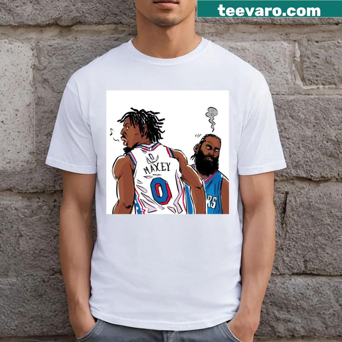 Typographic design capturing Philly drama on a T-shirt — on a men's t-shirt