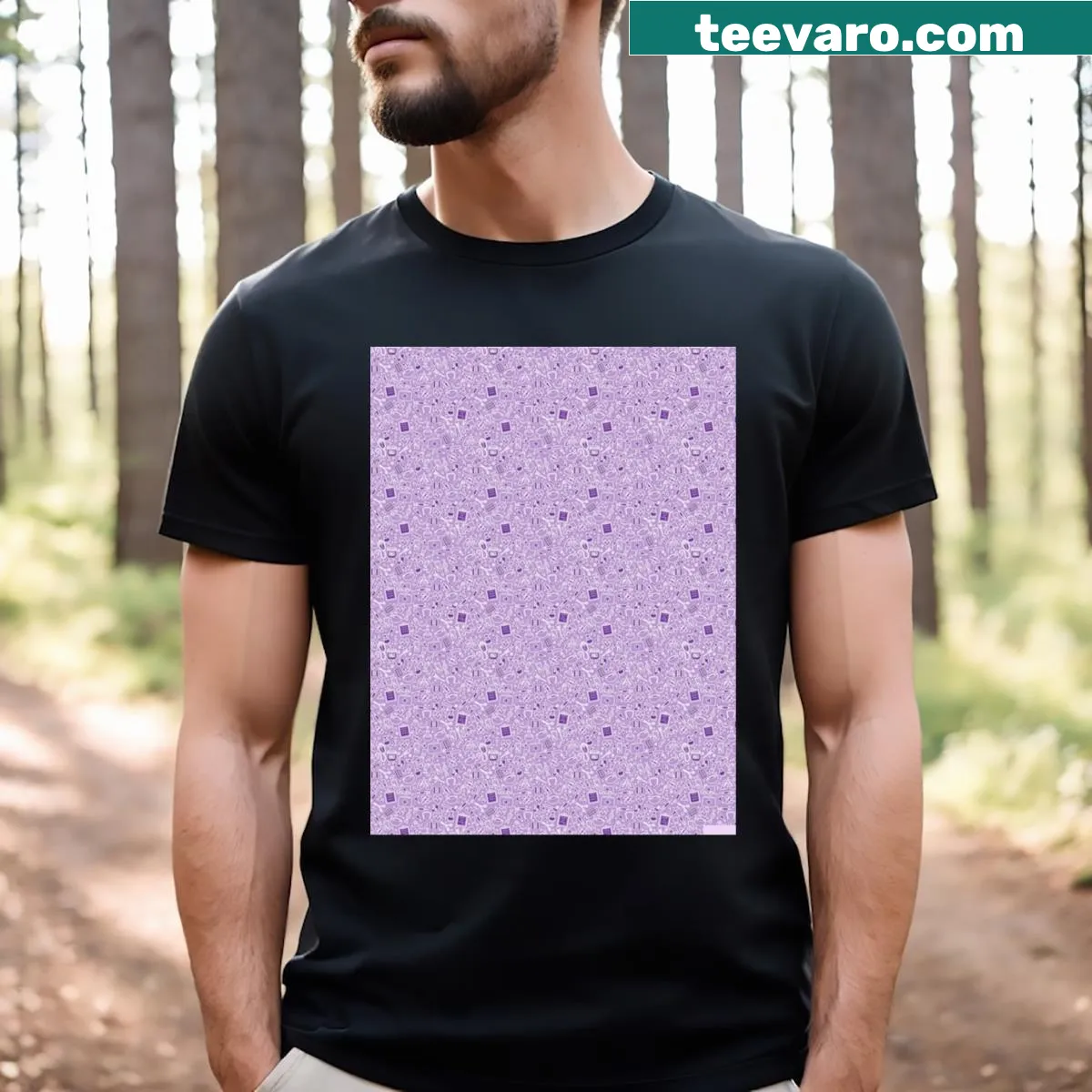 T-shirt featuring medical symbols graphic in thoughtful design — on a men's t-shirt