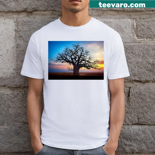 Illustration of the Dinner Tree in Western Australia on a T-shirt