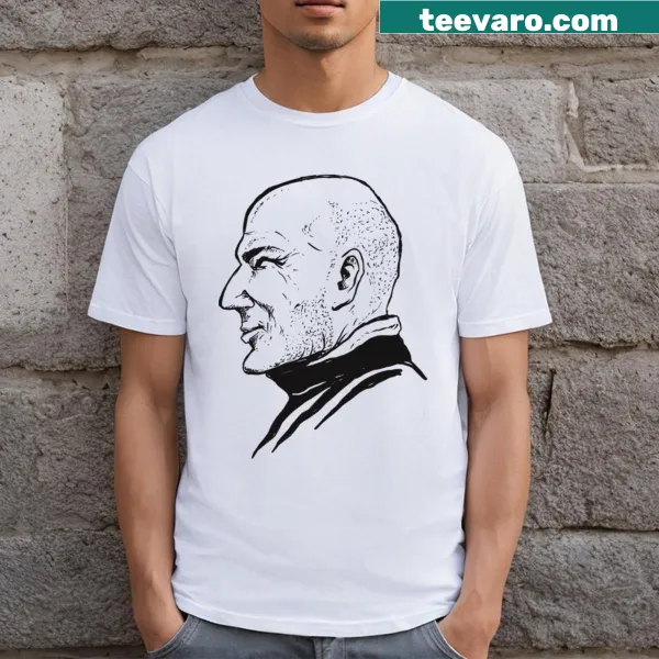 Graphic t-shirt honoring soccer legend Zidane