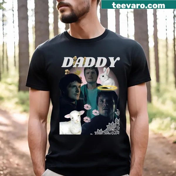 Funny Daddy Josh Hutcherson graphic t-shirt