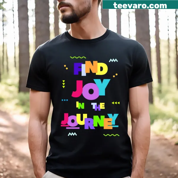 Inspirational typography T-shirt with positive message
