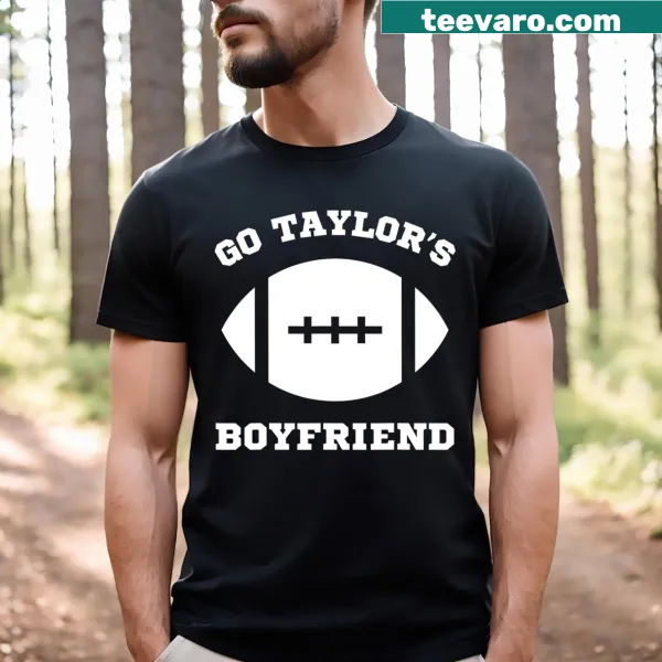 Football graphic T-shirt supporting Taylor's Boyfriend