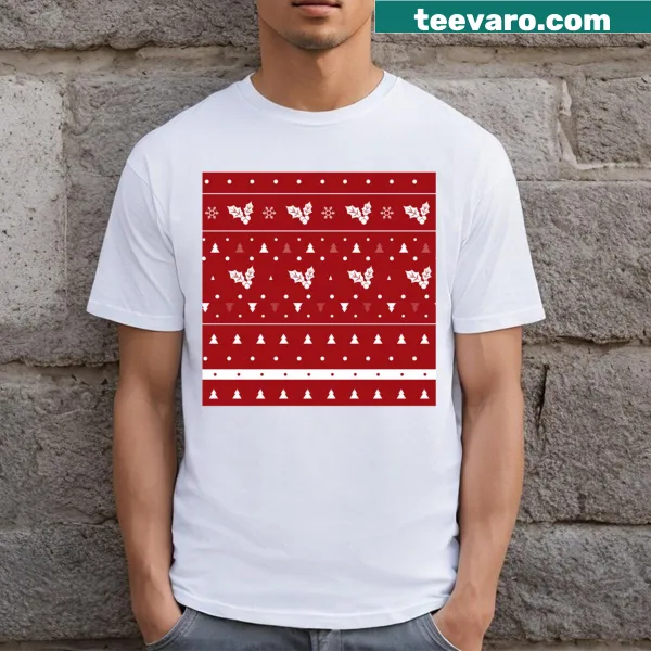 Minimalist T-shirt with abstract pill pattern design