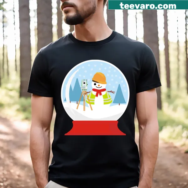 Illustrative Teacher Christmas T-shirt with crayon tree design