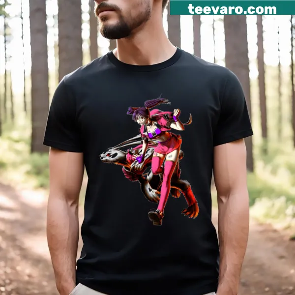 Fighting game-themed t-shirt featuring Bloody Roar graphics