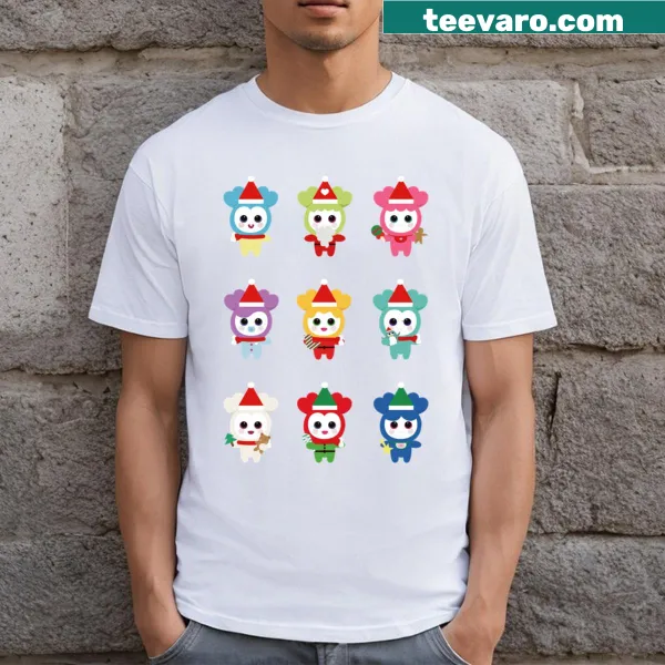 Cute T-shirt for kids with a Christmas-themed design