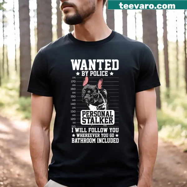 Adorable French Bulldog graphic t-shirt