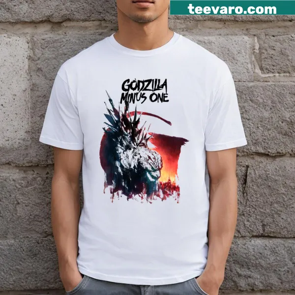 Illustrated Godzilla design on a fan art t-shirt for enthusiasts