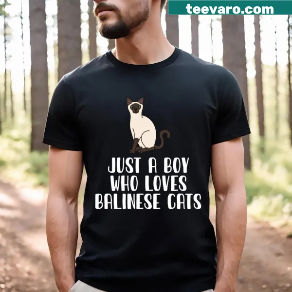 Typography with text celebrating love for Balinese cats