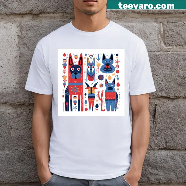 Whimsical alebrije design inspired by Huichol art