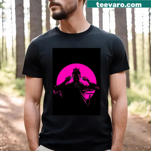 Illustration of a Samurai warrior on t-shirt