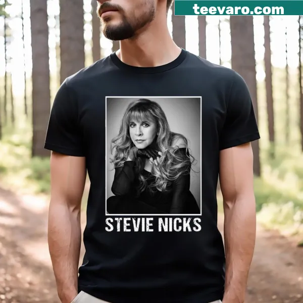 Tribute tee featuring bold text design inspired by Stevie Nicks