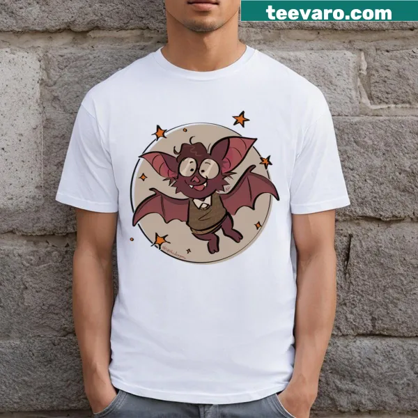 Graphic of Bat Guillermo on a T-shirt