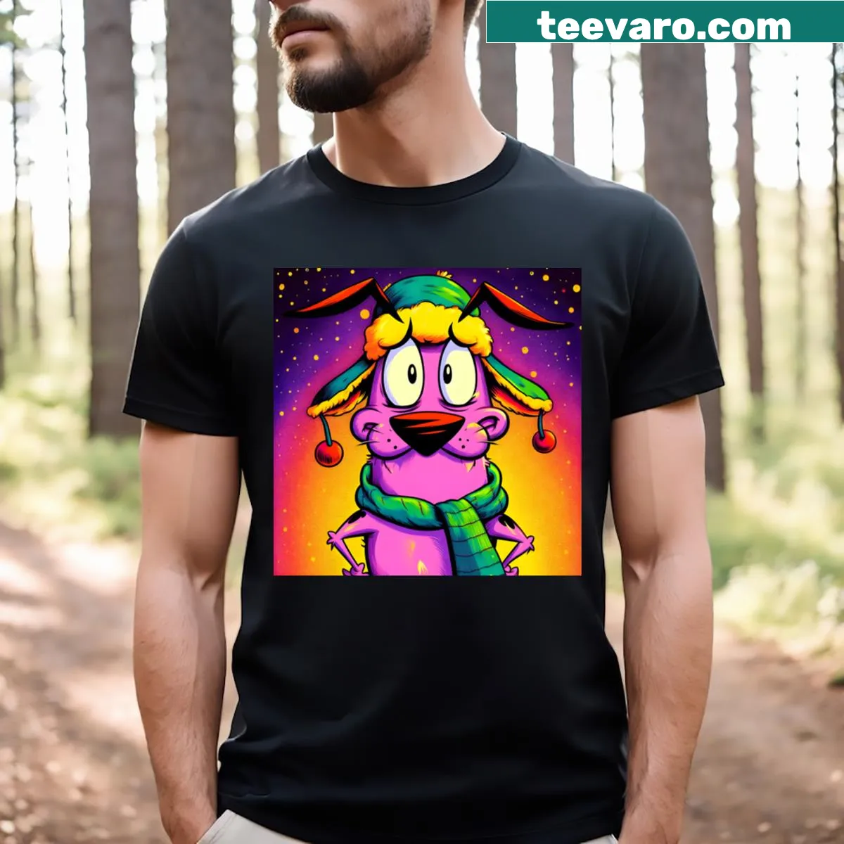 Sarcastic t-shirt for adults with a humorous Christmas theme — on a men's t-shirt