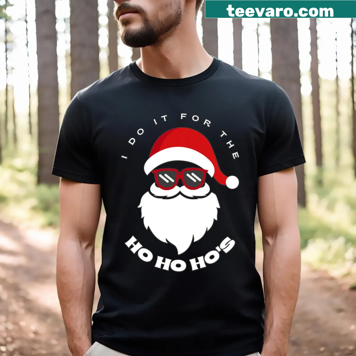 Funny Christmas graphic for men on a humorous T-shirt. — on a men's t-shirt