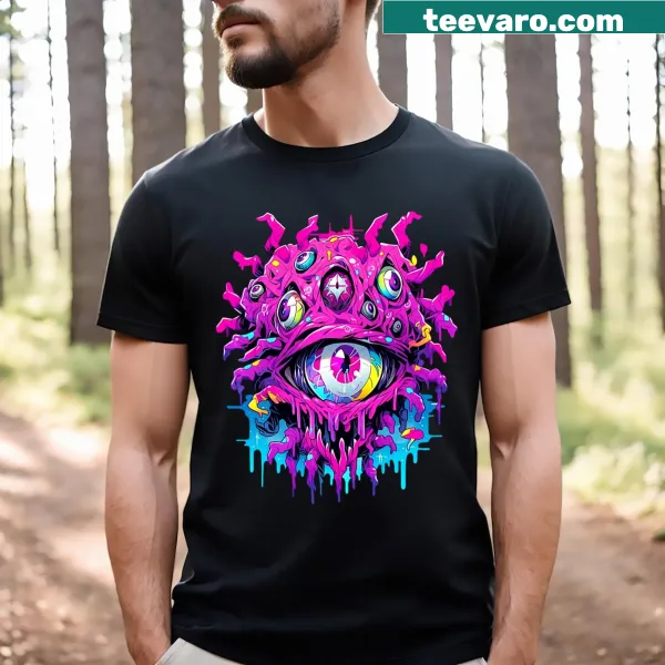 Cute cartoon monster Halloween T-shirt