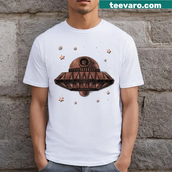 T-shirt illustrating the debate between head and heart humorously