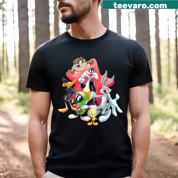 Kids T-shirt featuring Bugs Bunny and Looney Tunes characters