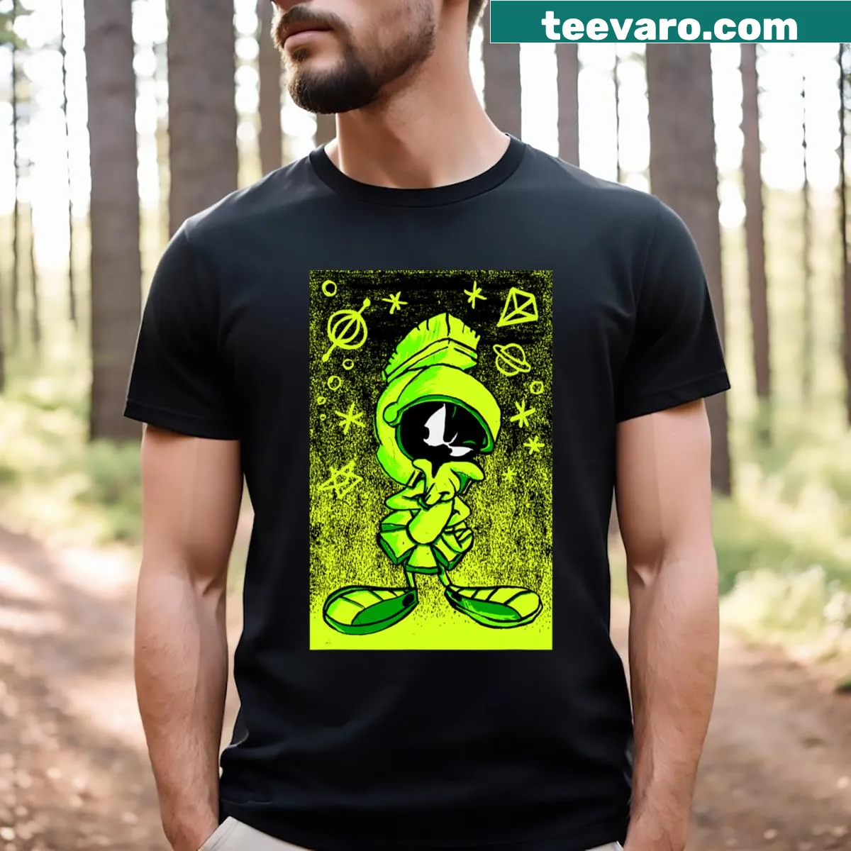 Funny Christmas T-shirt with a family theme — on a men's t-shirt