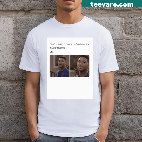 Will Smith meme T-shirt featuring humorous graphic