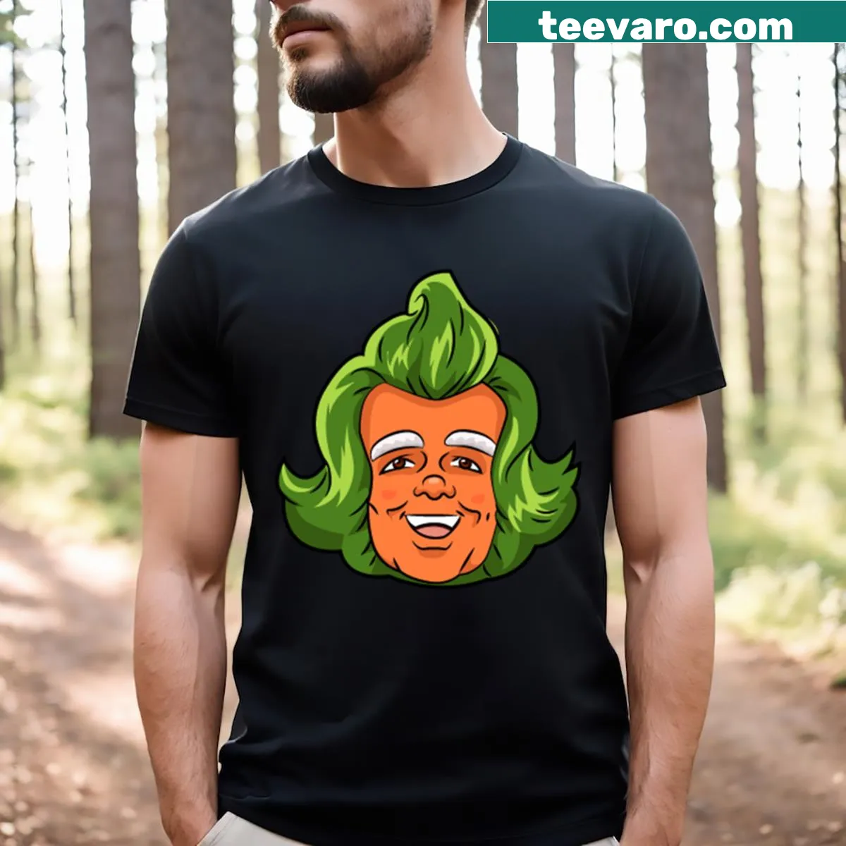 T-shirt featuring Oompa Loompas from Willy Wonka's Chocolate Factory — on a men's t-shirt