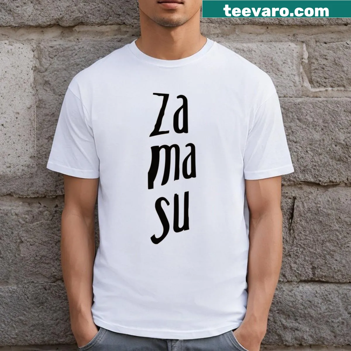Zamasu T-shirt featuring character design from Dragonball Z — on a men's t-shirt