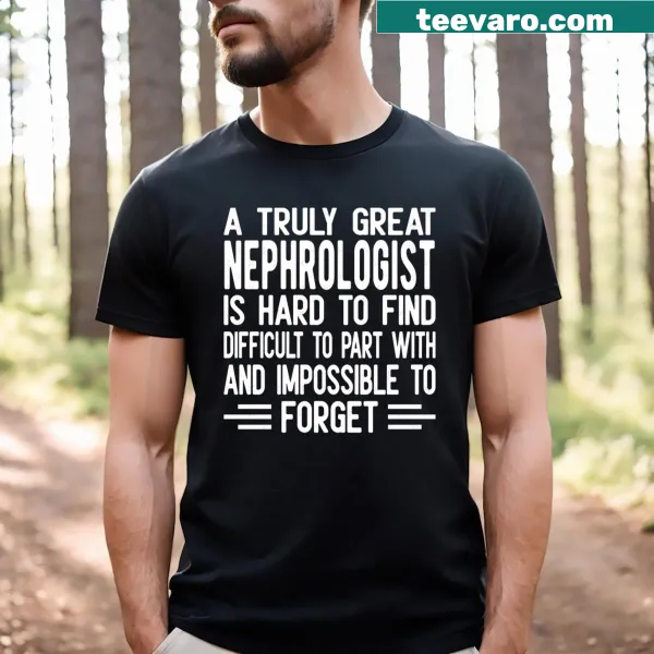 Funny typography design for nephrologists on a T-shirt