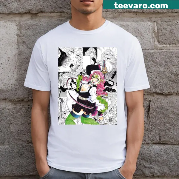 Typographic collage t-shirt featuring the words 'Love Breathing'