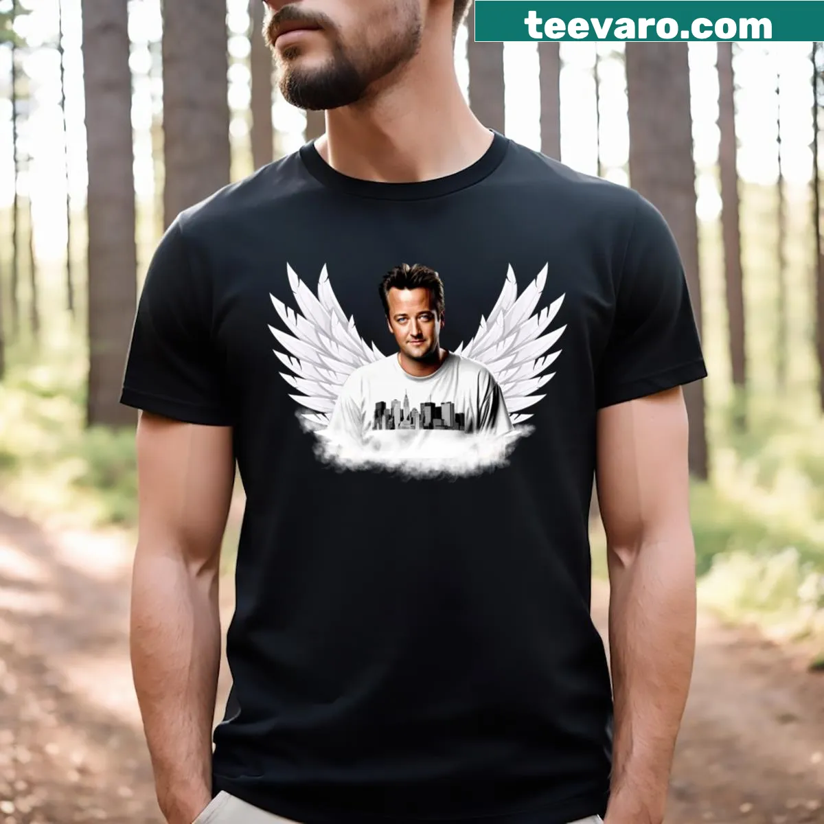 T-shirt displaying a quote from Matthew Perry's character in Wings — on a men's t-shirt