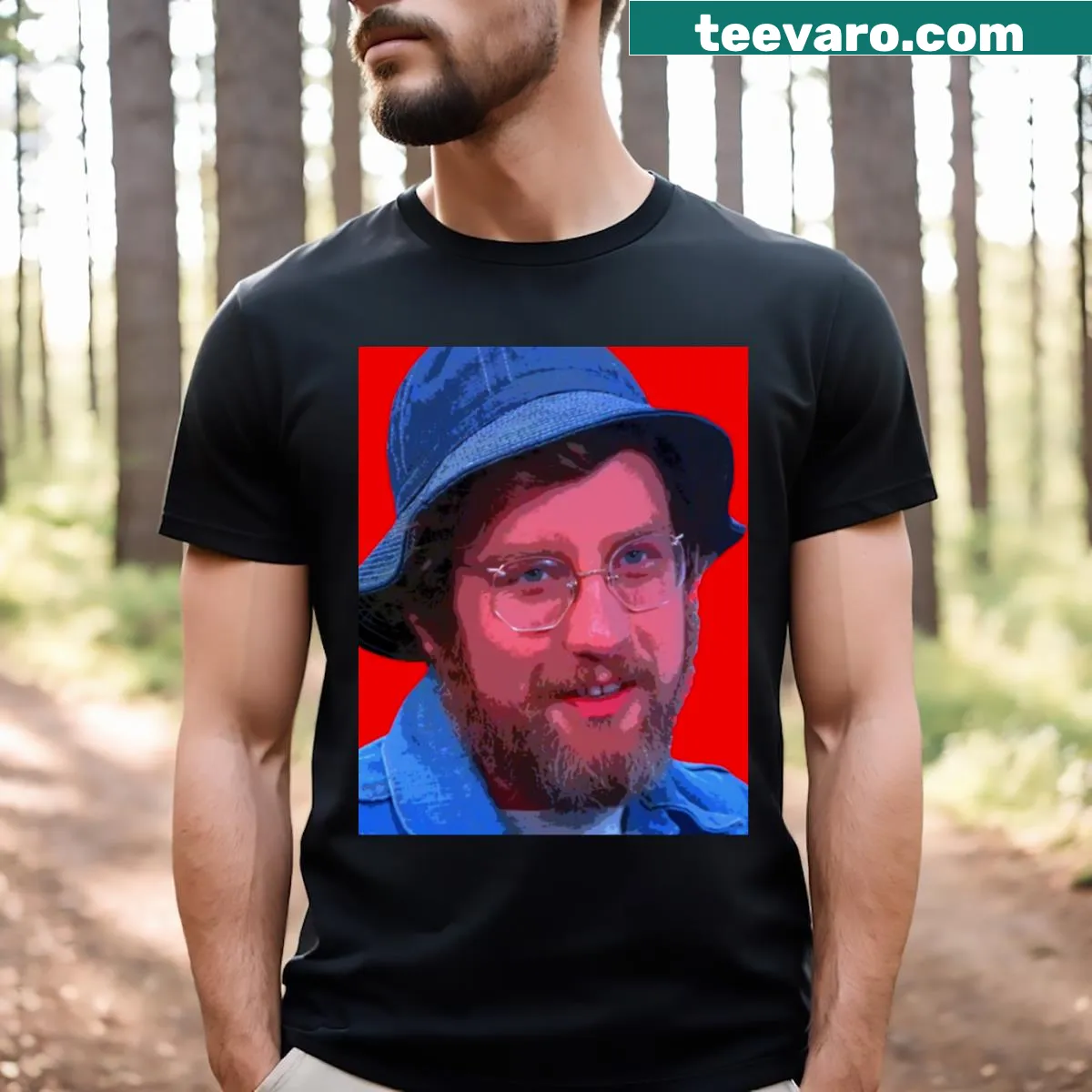 T-shirt featuring a tribute to Richard Dreyfuss — on a men's t-shirt