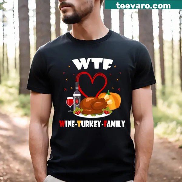 Funny Thanksgiving T-shirt with humorous text design
