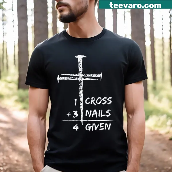 Faith-themed shirt with the phrase about Jesus Christ and salvation.
