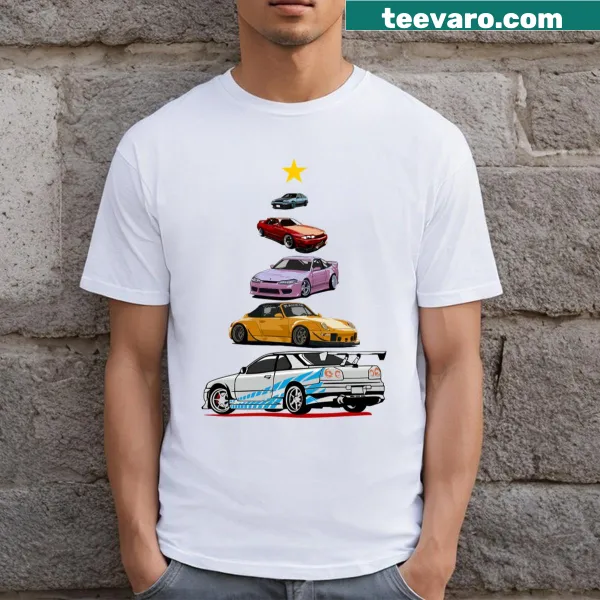 Vintage-style shirt celebrating 19th Century JDM cars with text design.