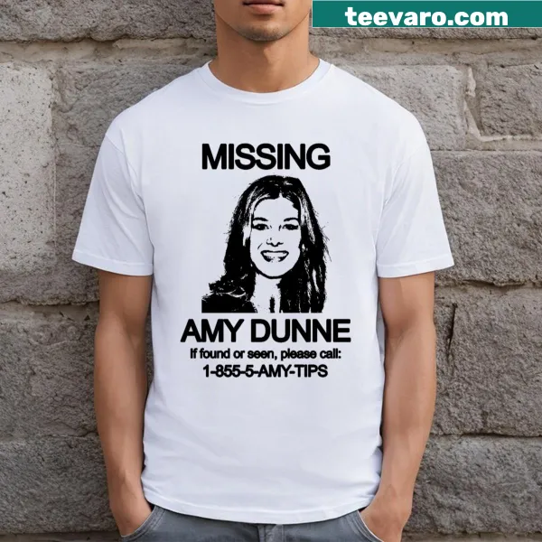 T-shirt featuring a clever graphic inspired by Amy Dunne's character