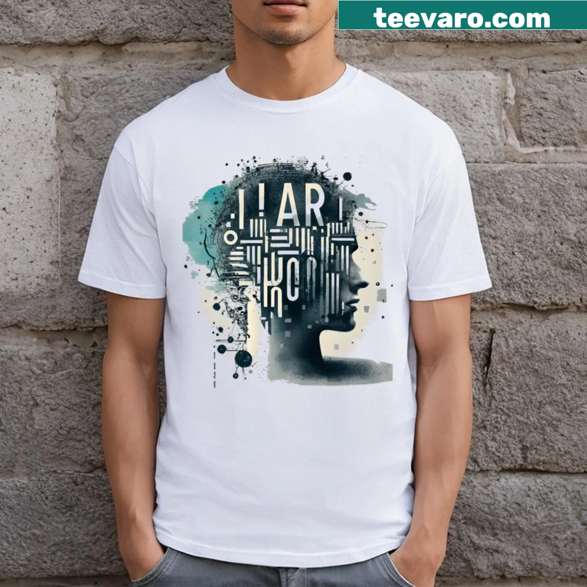 Funny programmer text design on a T-shirt — on a men's t-shirt