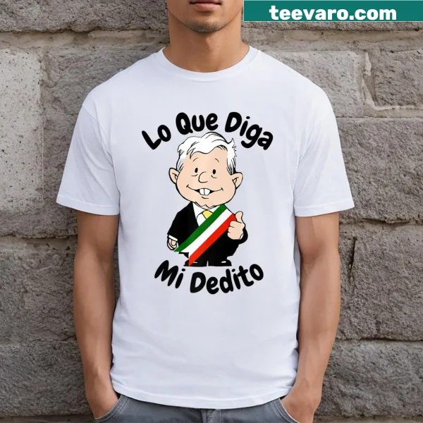 Funny cartoon political shirt featuring Amlo Amlito design