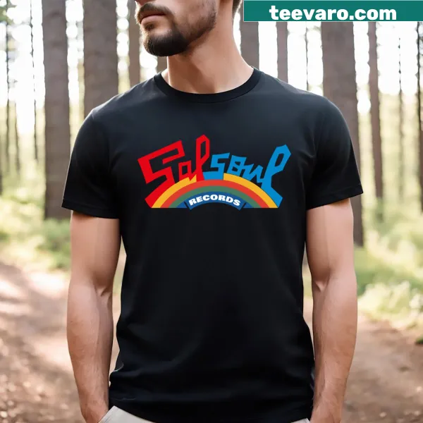 Vintage-style Salsoul Records T-shirt featuring disco funk design