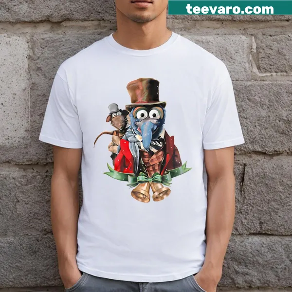 T-shirt featuring Muppet Christmas Carol characters